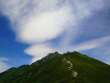 西穂高岳と雲